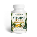 DERMAPHAR Vitamine D3+K2 — vue de face, flacon 30 capsules