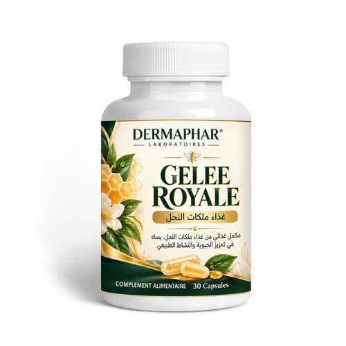 DERMAPHAR Gelée Royale غذاء ملكات النحل 30 كبسولة